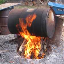 make your own lump charcoal from wood