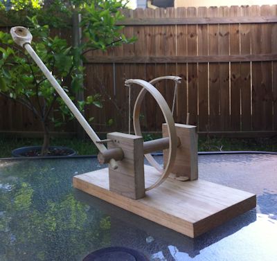 Web visitor made this DaVinci Catapult