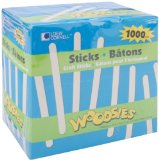 1000 Woodsies Craft Sticks