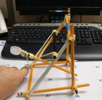 An office supply catapult