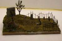 a cemetary Diorama 