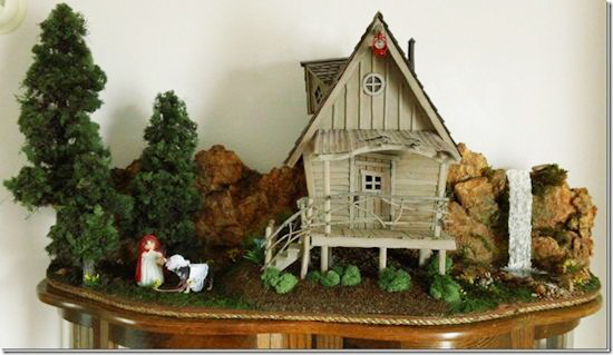 The Little Red Riding Hood Diorama