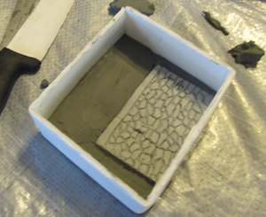 Embeding the walls in clay