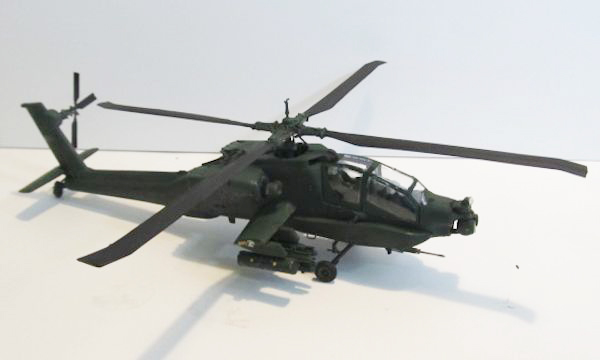 Model Apache Helicopter