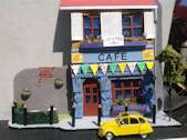 French Cafe Diorama