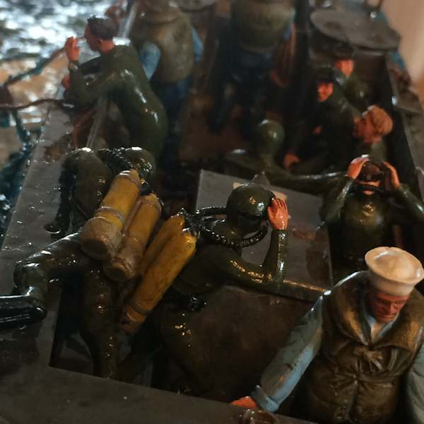 The Frogmen Diorama