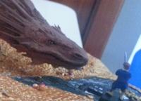 Smaug and Bilbo Diorama