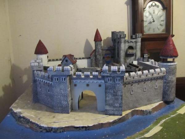 The storm the castle diorama