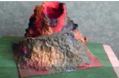 Volcano Diorama