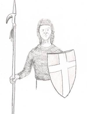 drawing knight