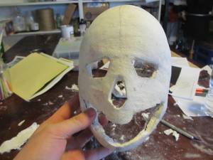 Cutting out the features of Corvo's Mask