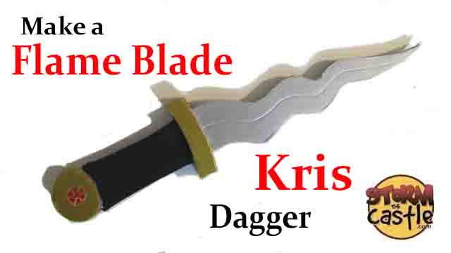 Flame blade kris dagger