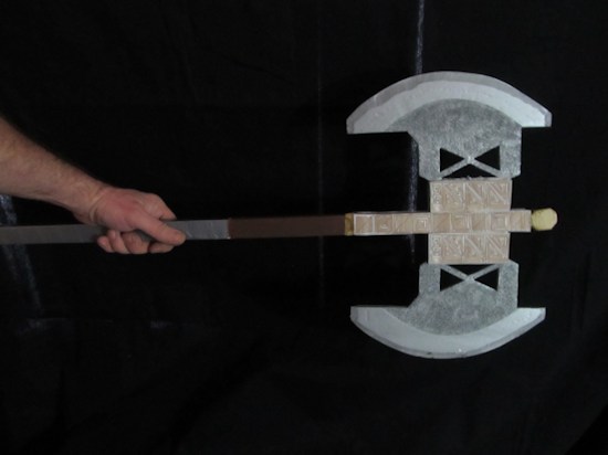The completed axe