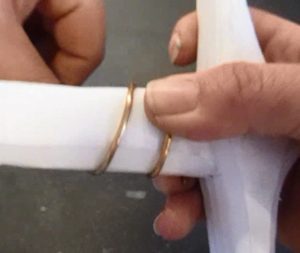 wrap wire around handle