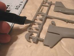 The parts on the sprue