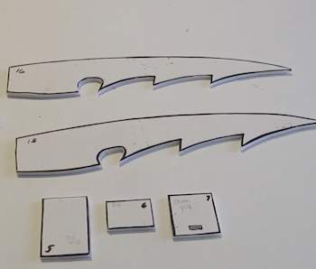 The blade parts