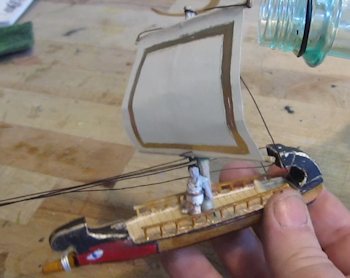 The miniature ship