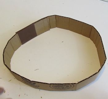 Ring of cardboard