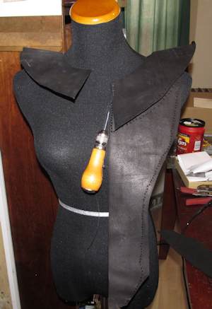 Stitching leather