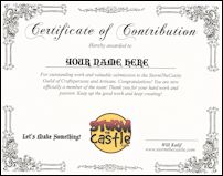 Certificate of contribution