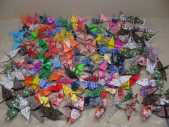 Origami cranes