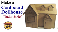 Cardboard dollhouse