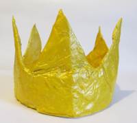 A home made paper mache crown