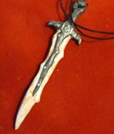 a DragonBone Sword Necklace 