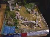 Adding realistic rubble to a diorama