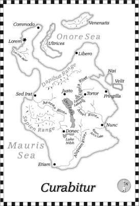 A Map created for a novel