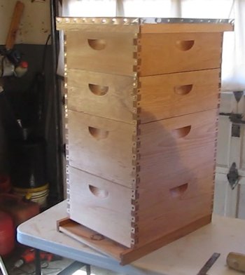 The completed beehive
