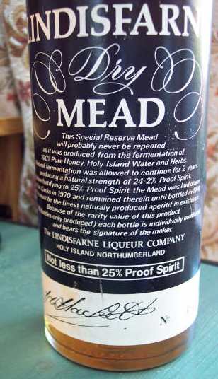 Lindisfarne Mead Label