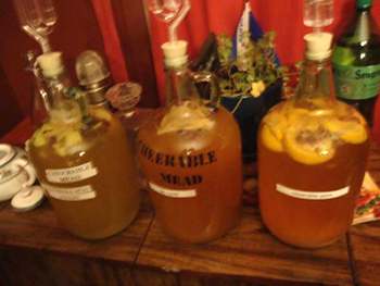 Pineapple cyser and wildflower meads