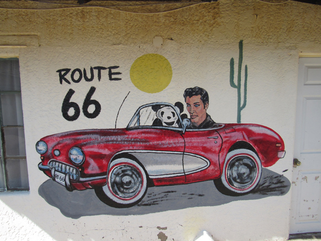 elvis on route 66