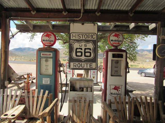historic route 66 gas station