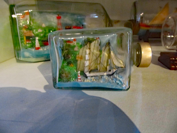 A ship in a small bottle