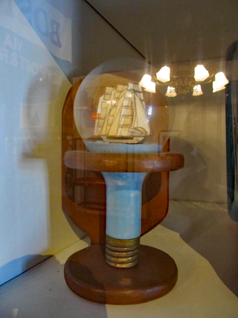 A ship in a lightbulb