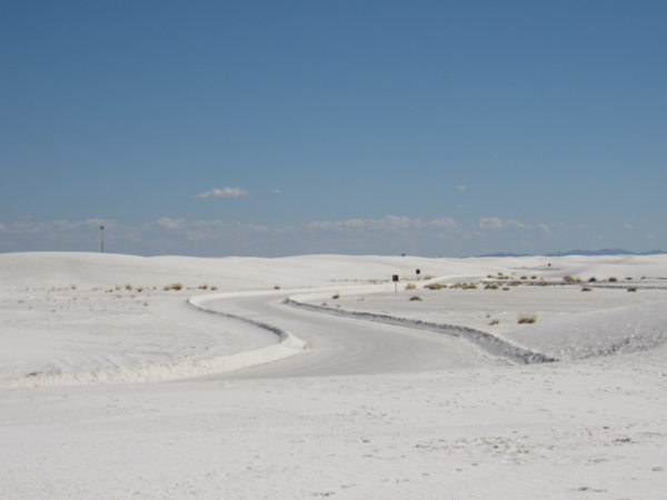 White Sands road