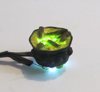 The completed Cauldron with LED