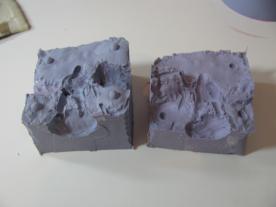 Complex rubber mold