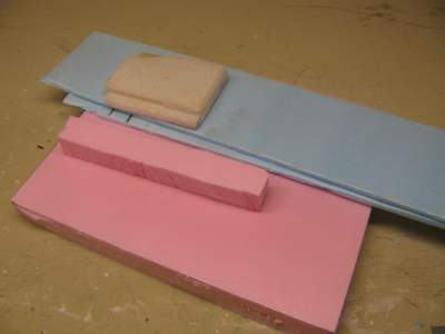 Types of foam for terrain