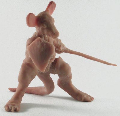 miniature mouse sculpture