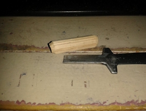 The handle wood