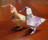 Origami birds