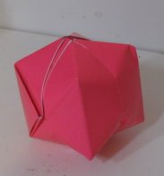 An origami water bomb