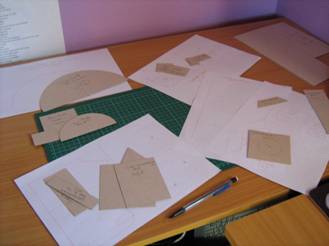 Cardboard templates