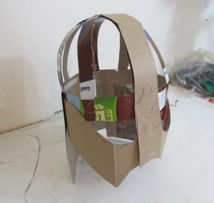 Cardboard frame