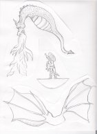 dragon and knight artwork thumbnail  