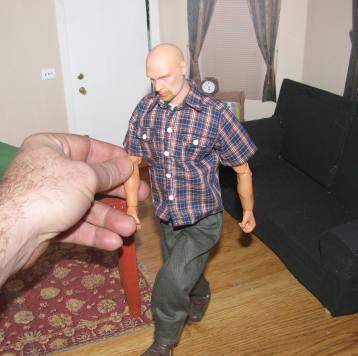 Moving the arm of an animated figure