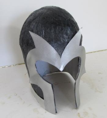 The completed helmet